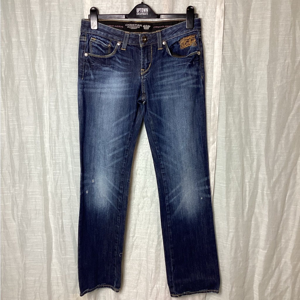 Christian Audigier Denim Jeans; Size:30x34